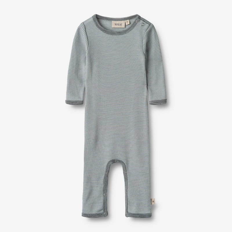 Wheat Wool Uld Heldragt Frankie Jumpsuits 1522 cloudy sky stripe