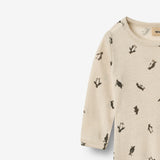 Wheat Wool Uld Heldragt Haven Jumpsuit 9564 penguins