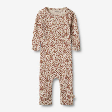 Wheat Wool Uld Heldragt Haven Jumpsuit 2475 rose flowers