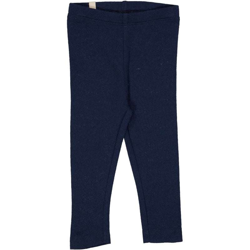 Wheat Wool Uld Leggings Leggings 1432 navy