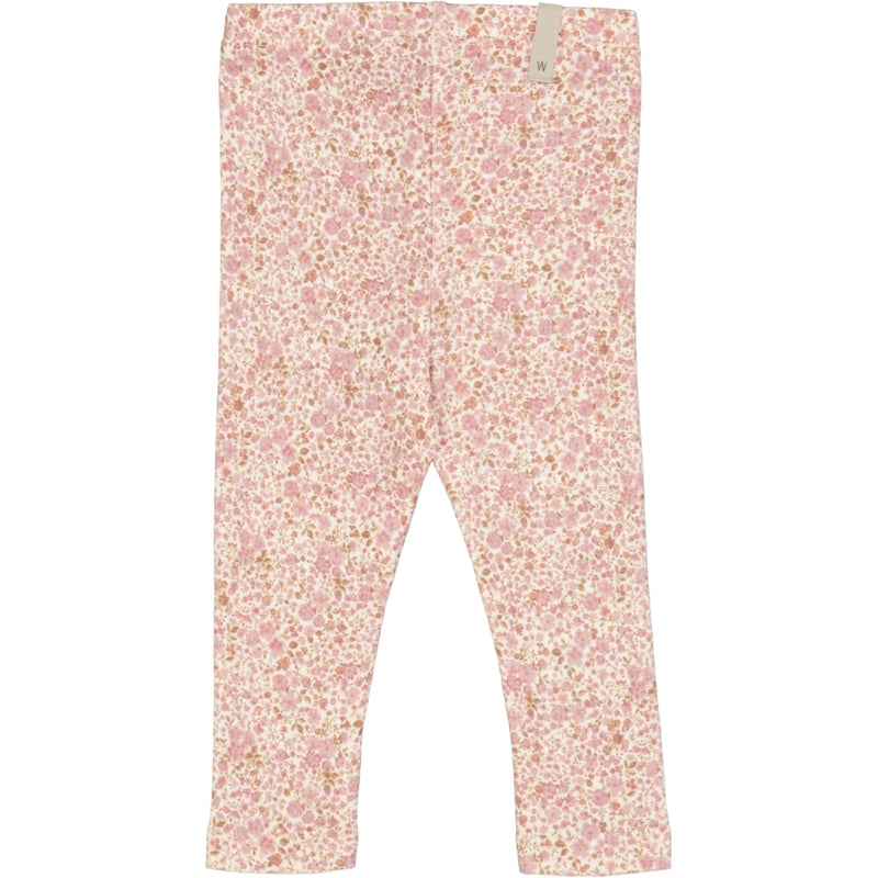 Wheat Wool Uld Leggings Leggings 9056 ivory flowers