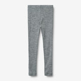 Wheat Wool Uld Leggings Agi Legging 0224 melange grey