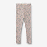 Wheat Wool Uld Leggings Agi Legging 1481 blue flowers