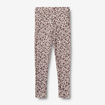 Wheat Wool Uld Leggings Agi Legging 1114 autumn flowers