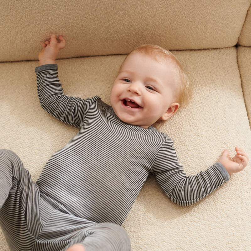 Wheat Wool Uld Leggings Agi | Baby Legging 1433 navy stripe