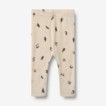 Wheat Wool Uld Leggings Agi | Baby Legging 9564 penguins