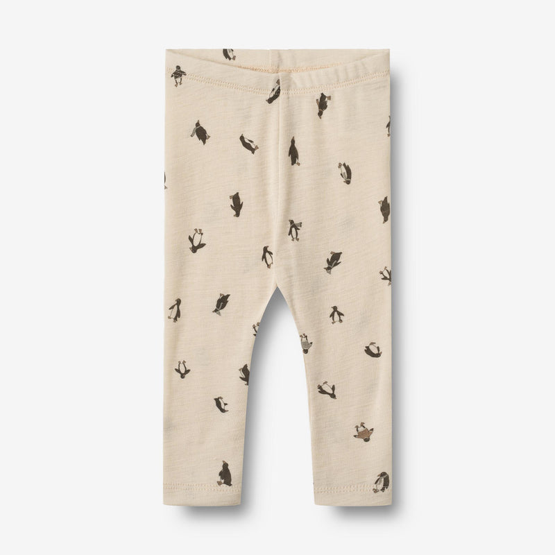 Wheat Wool Uld Leggings Agi | Baby Legging 9564 penguins