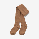 Wheat Main Uld Rib Strømpebukser Robin Socks/Tights 5073 caramel