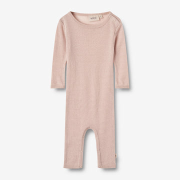 Wheat Wool Uld Heldragt Frankie Jumpsuit 1356 pale lilac
