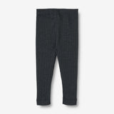 Wheat SMU Uld/Silke Leggings Agi | Baby Legging 1432 navy