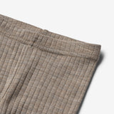 Wheat Wool Uld/Silke Leggings Agi | Baby Legging 3204 khaki melange