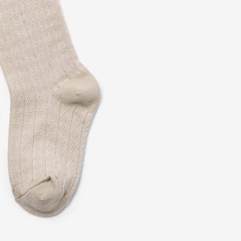 Wheat Main Uld Strømpebukser Karla Socks/Tights 3191 offwhite