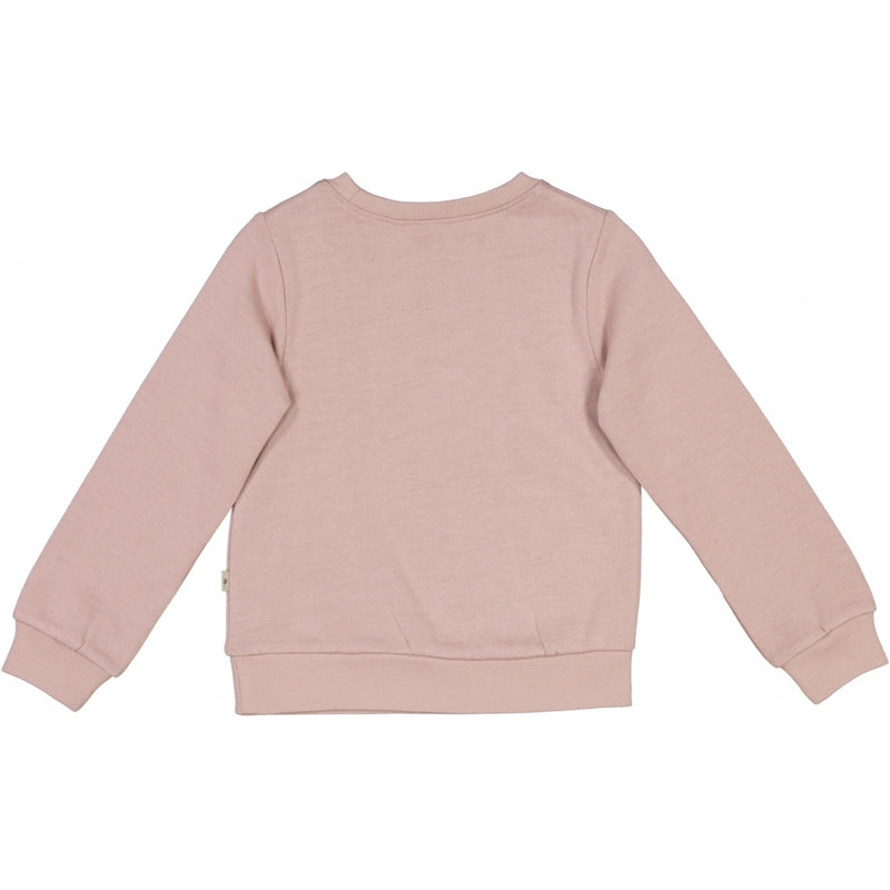 Wheat Main Uld Sweatshirt Broderet Pindsvin Sweatshirts 2487 rose powder