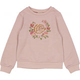 Wheat Main Uld Sweatshirt Broderet Pindsvin Sweatshirts 2487 rose powder