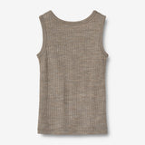 Wheat Wool Uld Undertrøje Iggy Jersey Tops and T-Shirts 3204 khaki melange