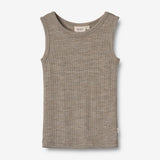 Wheat Wool Uld Undertrøje Iggy Jersey Tops and T-Shirts 3204 khaki melange