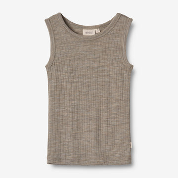 Wheat SMU Uld Undertrøje Iggy Jersey Tops and T-Shirts 3204 khaki melange