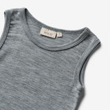 Wheat SMU Uld Undertrøje Iggy T-Shirt 0224 melange grey