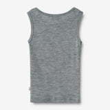 Wheat SMU Uld Undertrøje Iggy T-Shirt 0224 melange grey