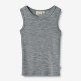 Wheat SMU Uld Undertrøje Iggy T-Shirt 0224 melange grey