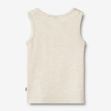 Wheat SMU Uld Undertrøje Iggy T-Shirt 1141 eggshell melange