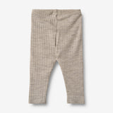 Wheat Main Uld/silke Leggings Agi Legging 3204 khaki melange