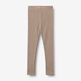 Wheat Main Uldleggings Agi Legging 9578 wood stripe