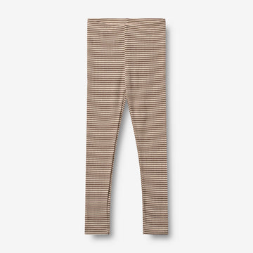 Wheat Main Uldleggings Agi Legging 9578 wood stripe