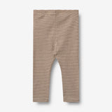 Wheat Wool Uldleggings Agi Legging 9578 wood stripe
