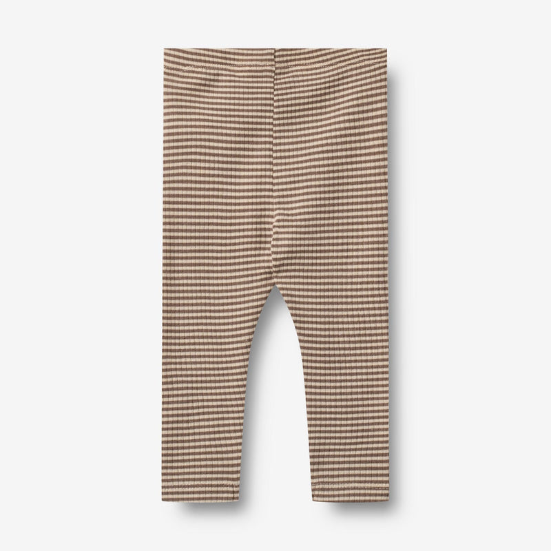Wheat Wool Uldleggings Agi Legging 9578 wood stripe