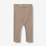 Wheat Wool Uldleggings Agi Legging 9578 wood stripe