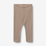 Wheat Main Uldleggings Agi Legging 9578 wood stripe