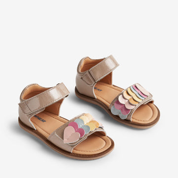 Wheat Footwear   Uma Åben Lak Sandal Sandals 9011 beige