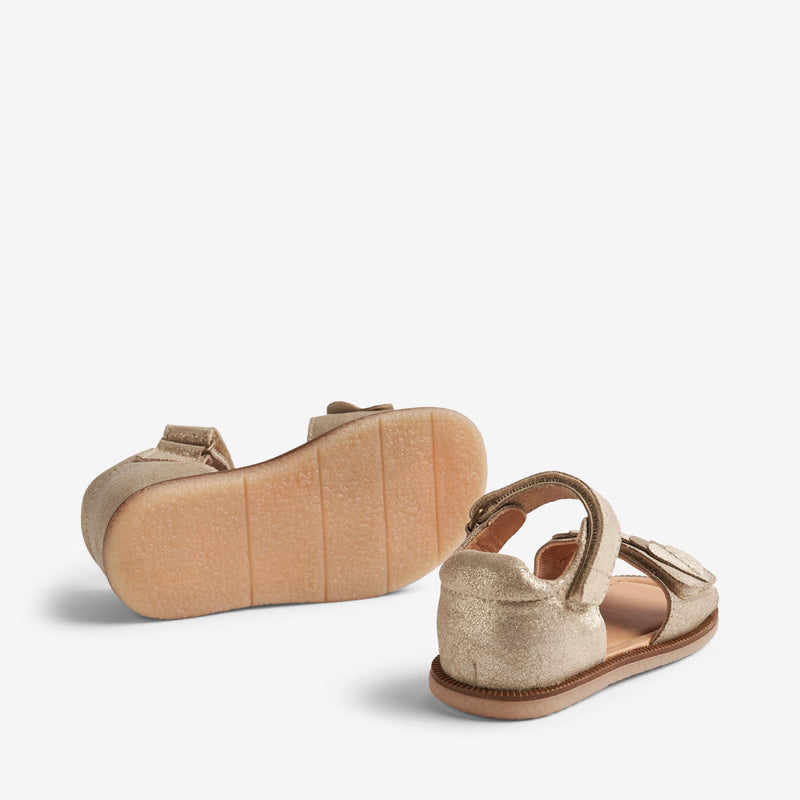 Wheat Footwear   Uma Glimmer Åben Sandal Sandals 0171 grey