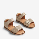 Wheat Footwear   Uma Glimmer Åben Sandal Sandals 0171 grey