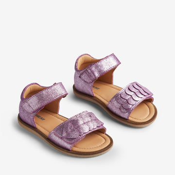Wheat Footwear   Uma Glimmer Åben Sandal Sandals 2356 pink