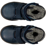 Wheat Footwear Van Velcro Tex Støvle Winter Footwear 1432 navy