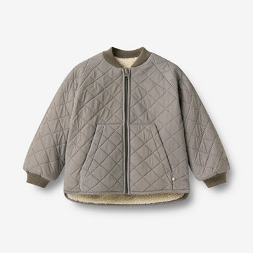 Wheat Outerwear Vendbar Termojakke Lake Jacket 9622 brown stripe