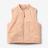Wheat Outerwear Vest Herne Vest 1198 rose stripe