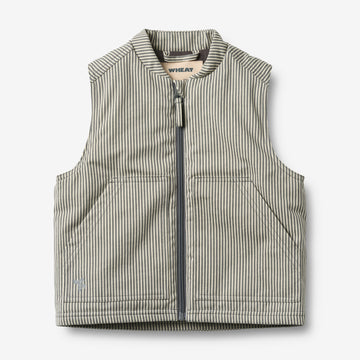 Wheat Outerwear Vest Herne Vest 9596 flint stripe