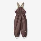 Wheat Outerwear Vinterbukser Lil m. Seler Trousers 3118 eggplant