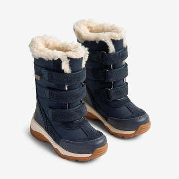 Wheat Footwear Vinterstøvle Airy Tex Winter Footwear 1432 navy