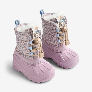 Wheat Footwear Vinterstøvle Aleex Winter Footwear 9735 lilac blue flowers