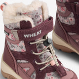 Wheat Footwear Vinterstøvle Dixie Tex Winter Footwear 9680 grey moon flowers