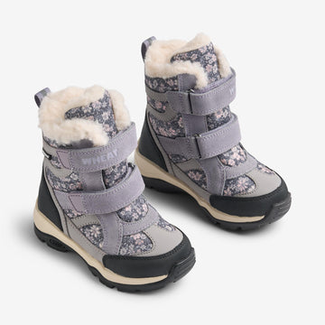 Wheat Footwear Vinterstøvle Trailor Tex Winter Footwear 9670 dark charcoal flowers