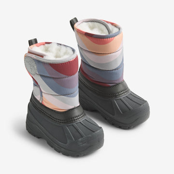 Wheat Footwear Vinterstøvle Winty Winter Footwear 1236 rainbow waves