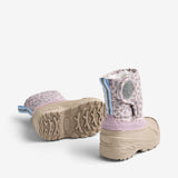 Wheat Footwear Vinterstøvle Winty Winter Footwear 9735 lilac blue flowers