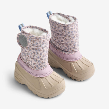 Wheat Footwear Vinterstøvle Winty Winter Footwear 9735 lilac blue flowers
