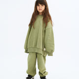Wheat Collab Wheat x Pernille Teisbæk | Crewneck Momu Sweatshirts 4140 green