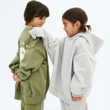 Wheat Collab Wheat x Pernille Teisbæk | Crewneck Momu Sweatshirts 4140 green